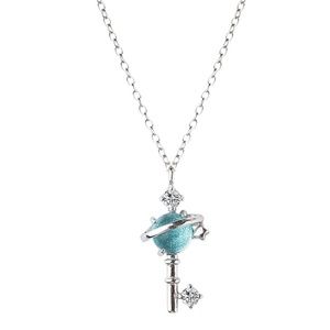 BEAUTIFUL SILVER KEY NECKLACE